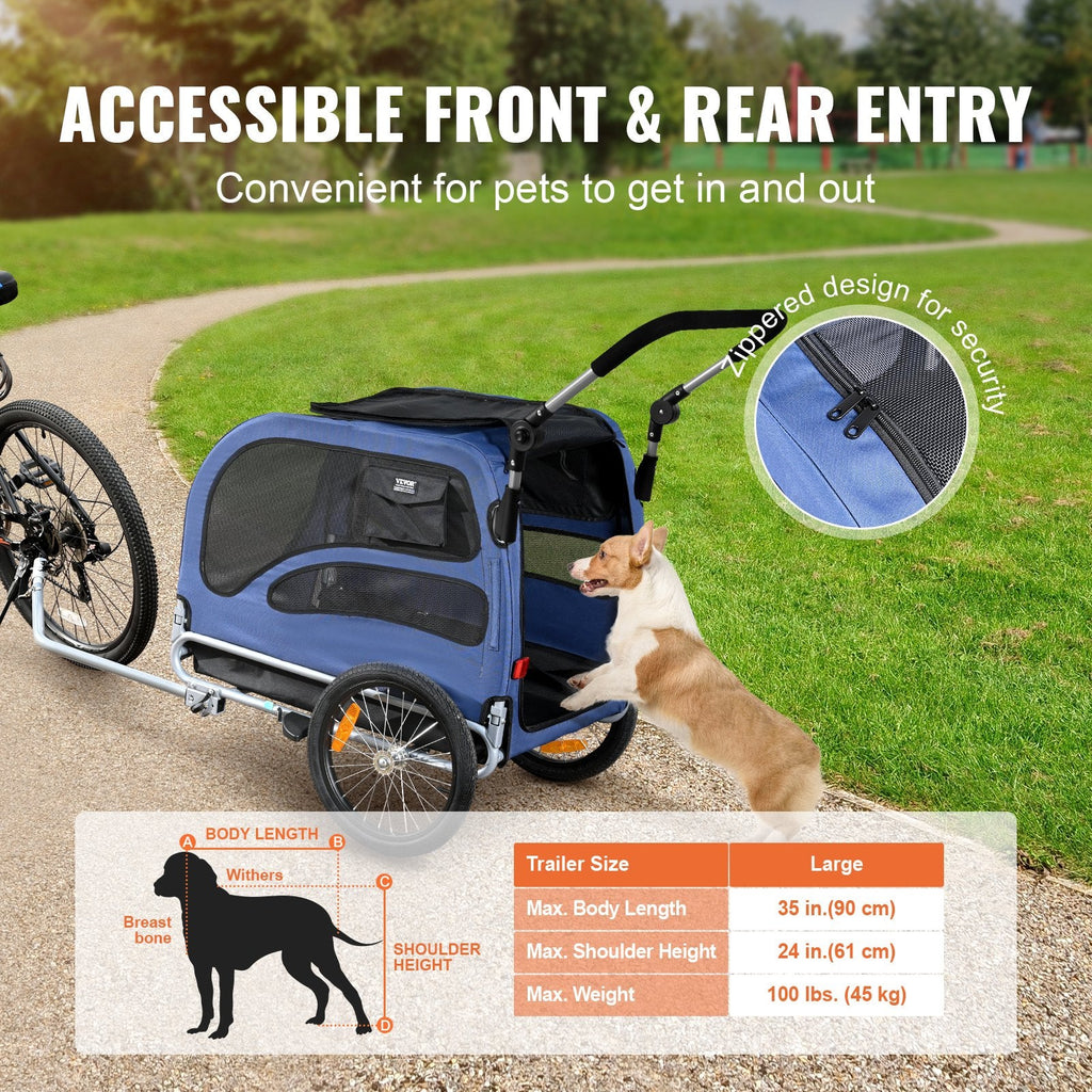 PetRide™ – Remorque de vélo pour chien | Confortable & Sécurisée